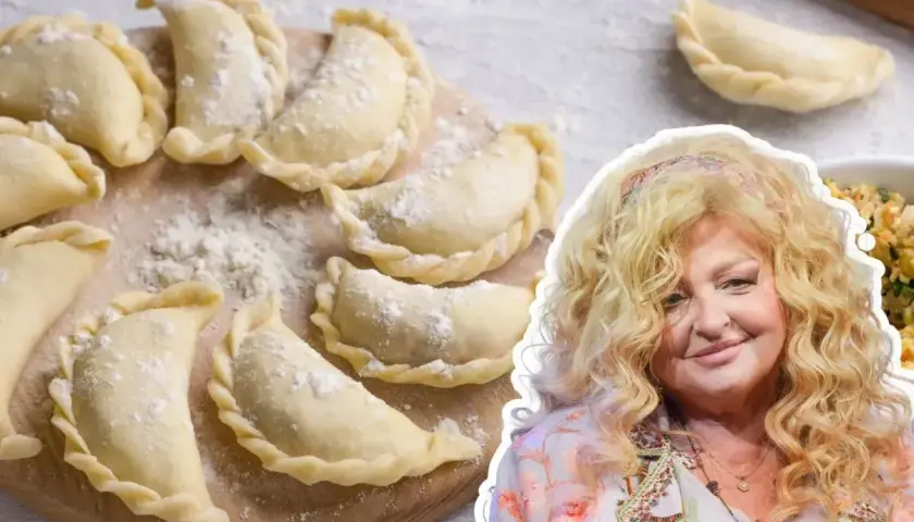 Gotowe do gotowania pierogi z serem, inspirowane przepisem Magdy Gessler.